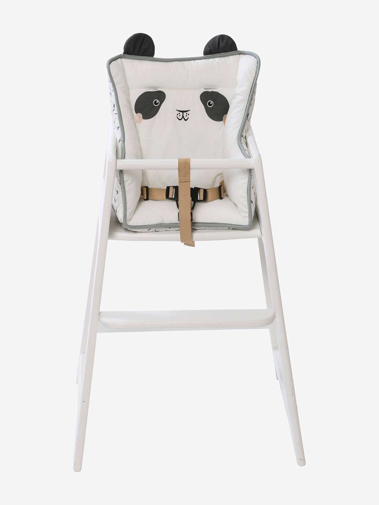 Coussin de chaise haute VERTBAUDET ivoire panda