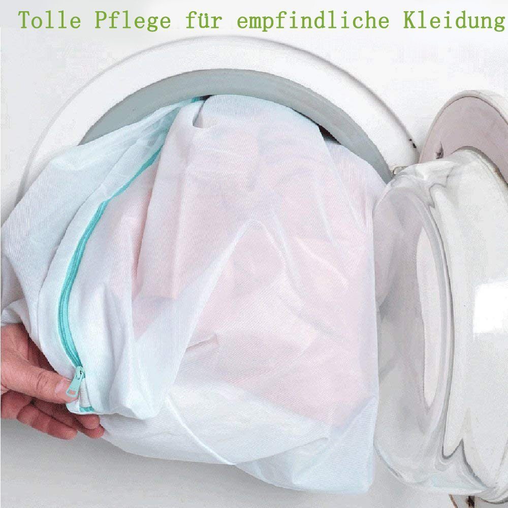 SRRINM Wäschesäckchen Laundry Net XXL Wiederverwendbarer Wäschesack,(2-St)