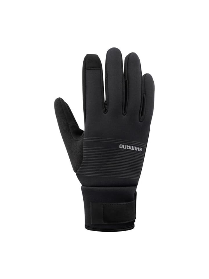 SHIMANO Fahrrad-Handschuhe WINDBREAK Thermal in Schwarz günstig kaufen