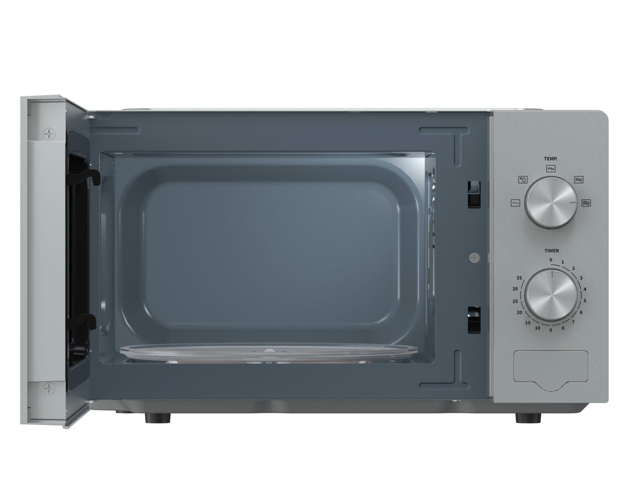 Hisense Mikrowelle H20MOMP1, Auftaufunktion, 20,00 l, Glasdrehteller, manuelle Steuerung, 35min Zeiteinstellung
