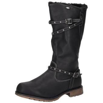 Barbarella Langschaftstiefel in schwarz