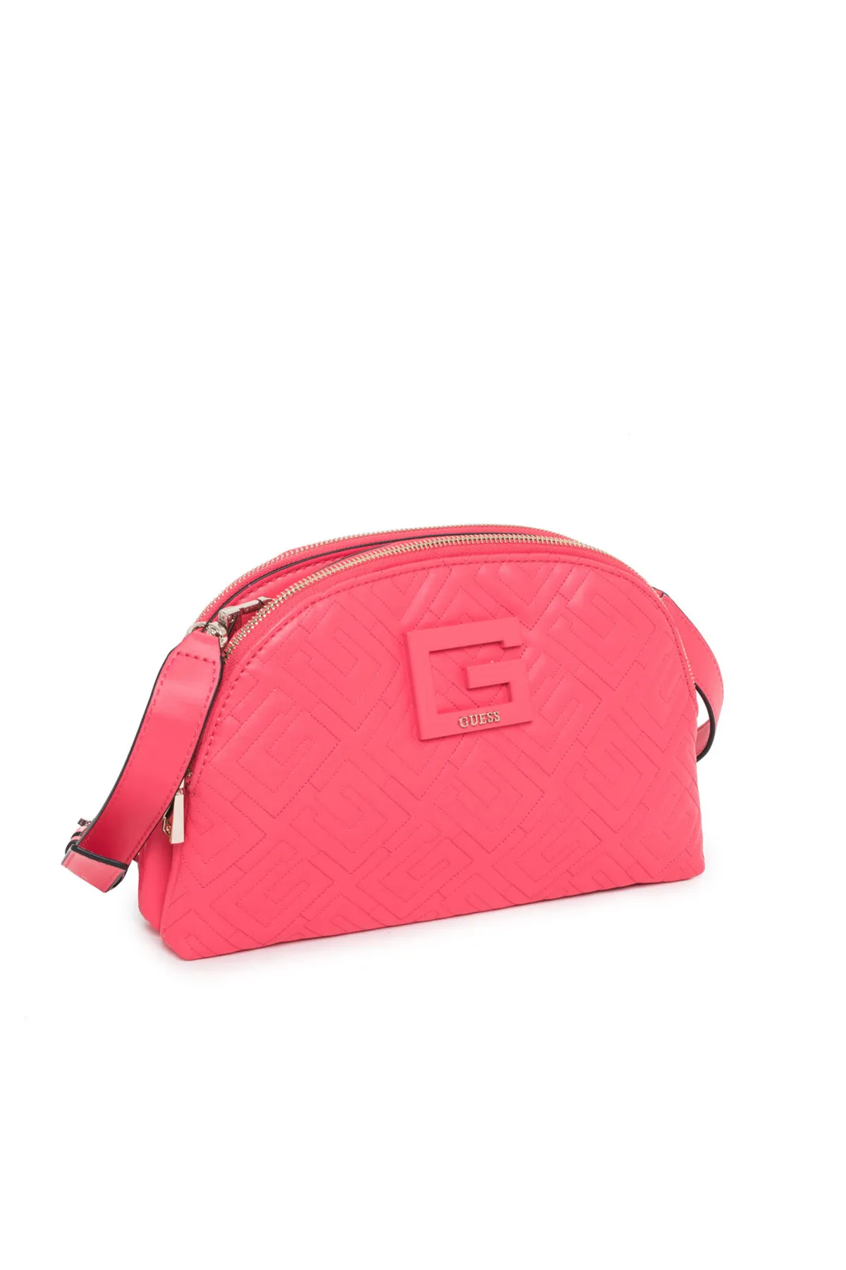 Guess  Umhängetasche, für Damen, abnehmbarer Schultergurt, einfarbig, mit Logo, Reißverschluss