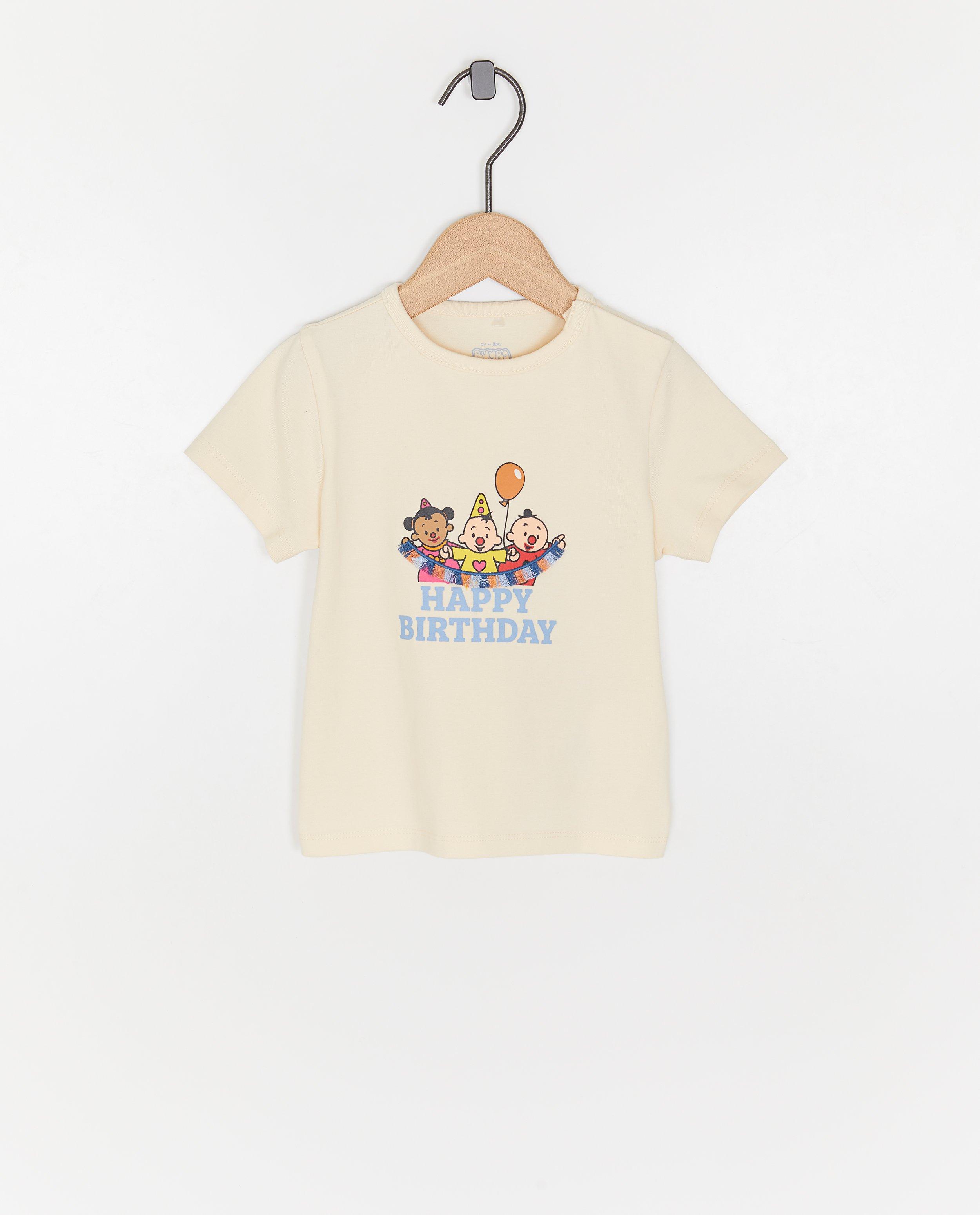 Bumba T-shirt med tryck Bumba vit