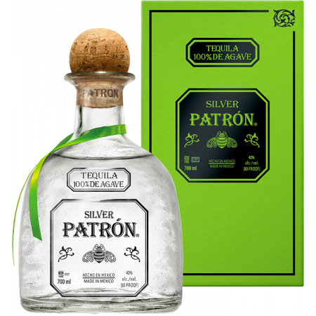 TEQUILA PATRON SILVER - EN ETUI