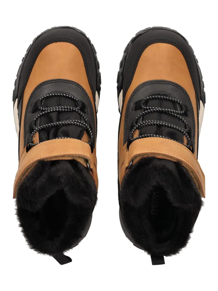 Geox Stiefelette in Schwarz/Gelb günstig kaufen
