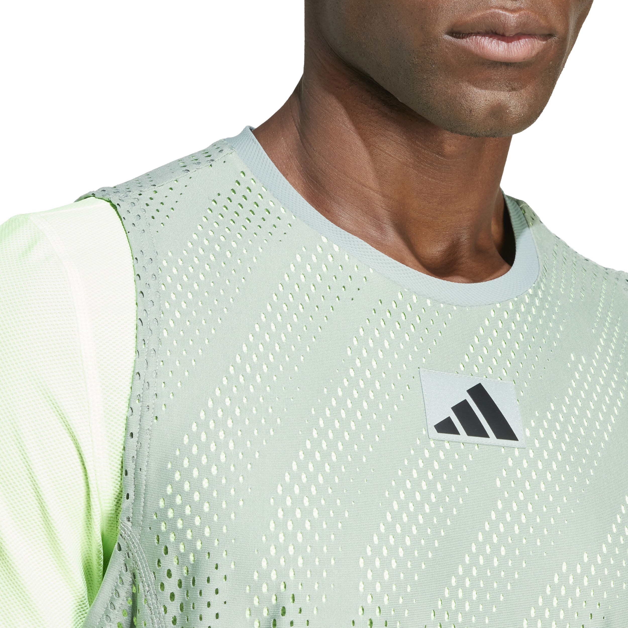 Mesh Pro T-Shirt Herren - Hellgrün, Limette