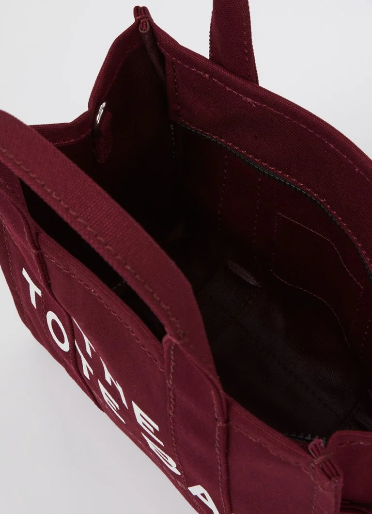 Marc Jacobs The Small Tote audekla rokassoma ar logotipu