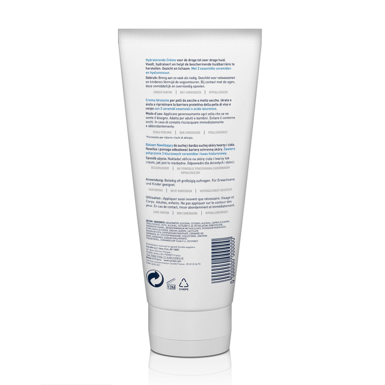 Cerave Baume Hydratant Peau Sèche à Très Sèche