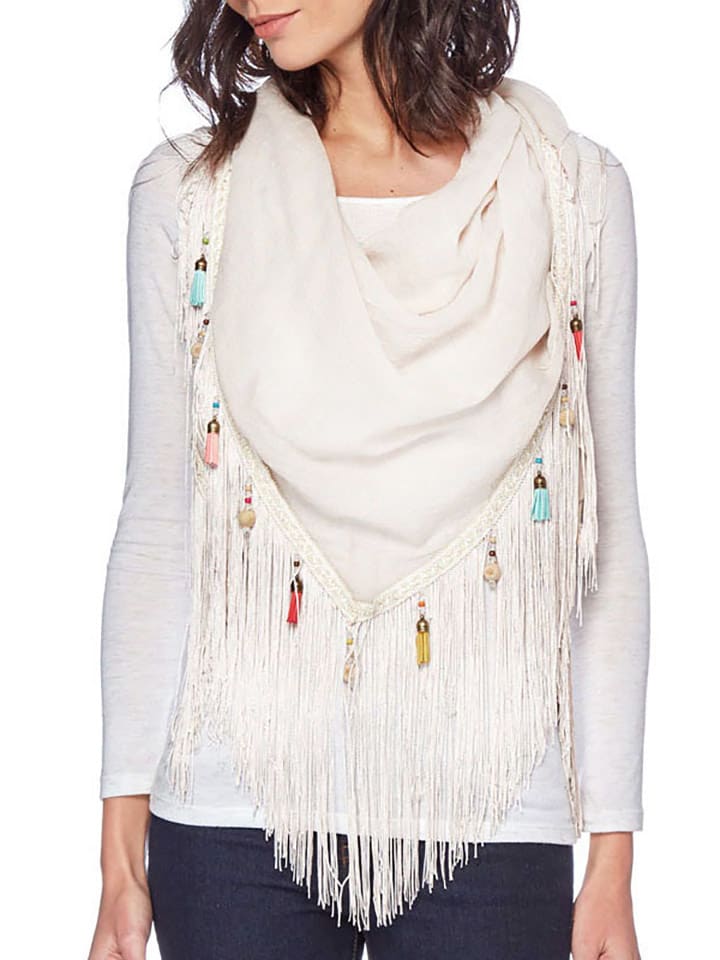 MENTHE À L'O Schal in Creme - (L)160 x (B)115 cm günstig kaufen onesize