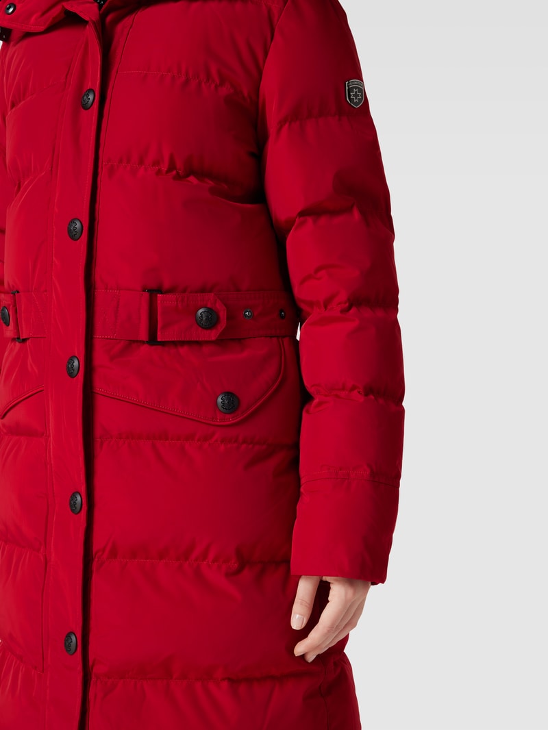 Funktionsjacke mit Label-Details Modell 'Kitzbühel' in dunkelrot