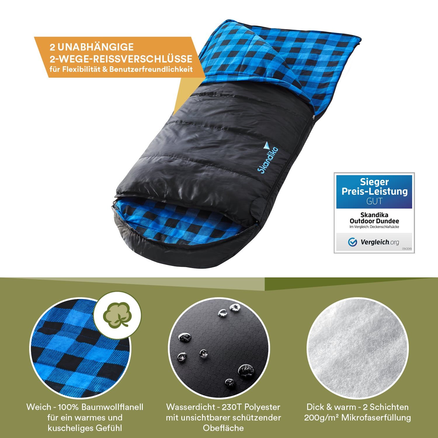 Skandika Dundee Junior Schlafsack