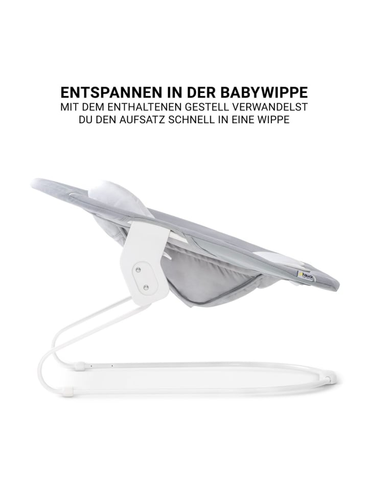 Hauck Beta Plus White 5-tlg. Newborn Set - Hochstuhl   2in1 in weiss,grau günstig kaufen onesize