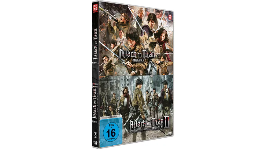 Attack on Titan - Film 1&2 (Realfilm)  [2 DVDs]