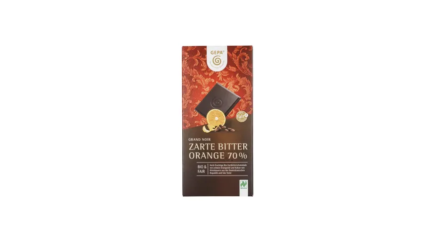 GEPA Zarte Bitter Orange 70% 100 g