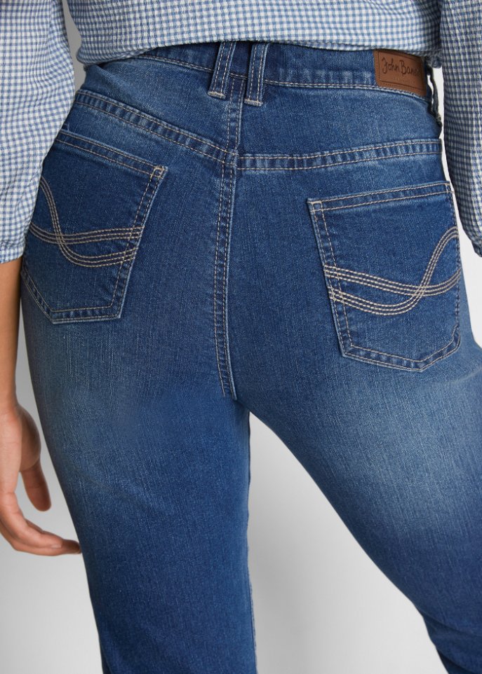 Komfort-Stretch-Jeans, Straight