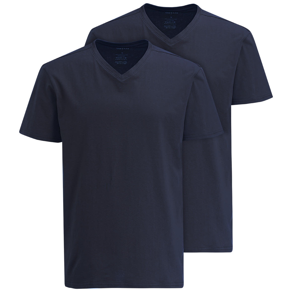 2 Herren T-Shirts mit V-Ausschnitt