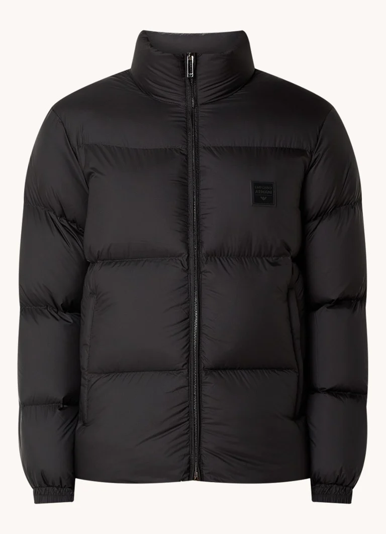 Jachetă Emporio Armani cu puf și logo
