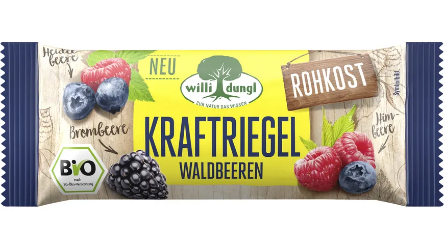 WILLI DUNGL Kraftriegel Waldbeere 30 g
