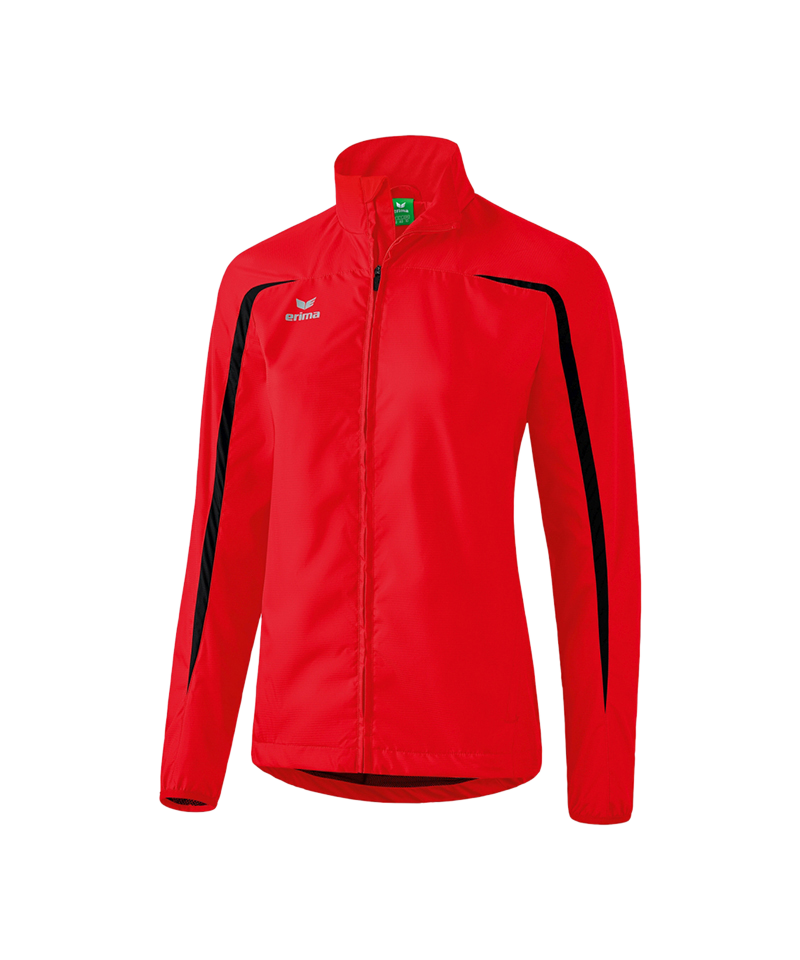 Erima Laufjacke Damen Rot Schwarz