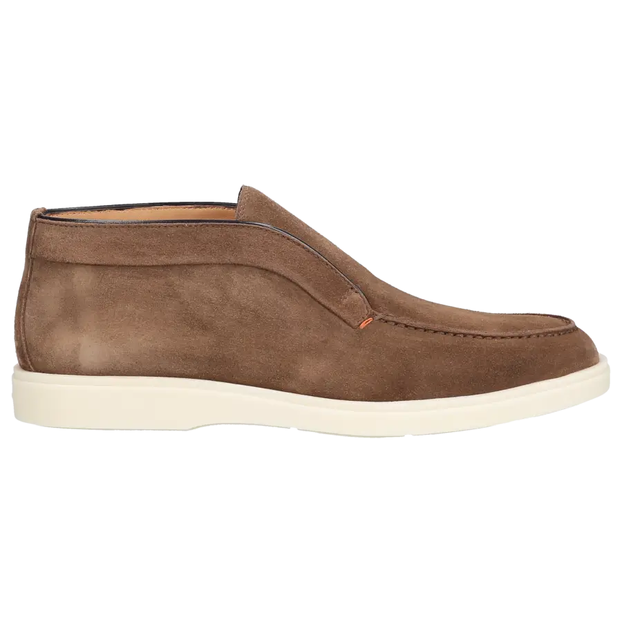 Santoni - Stiefeletten DESERT BOOT Veloursleder - braun