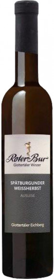 2022 Blauer Spätburgunder Weißherbst Spätburgunder Weissherbst Auslese edelsüß 0,5 L - Roter Bur Glottertäler Winzer