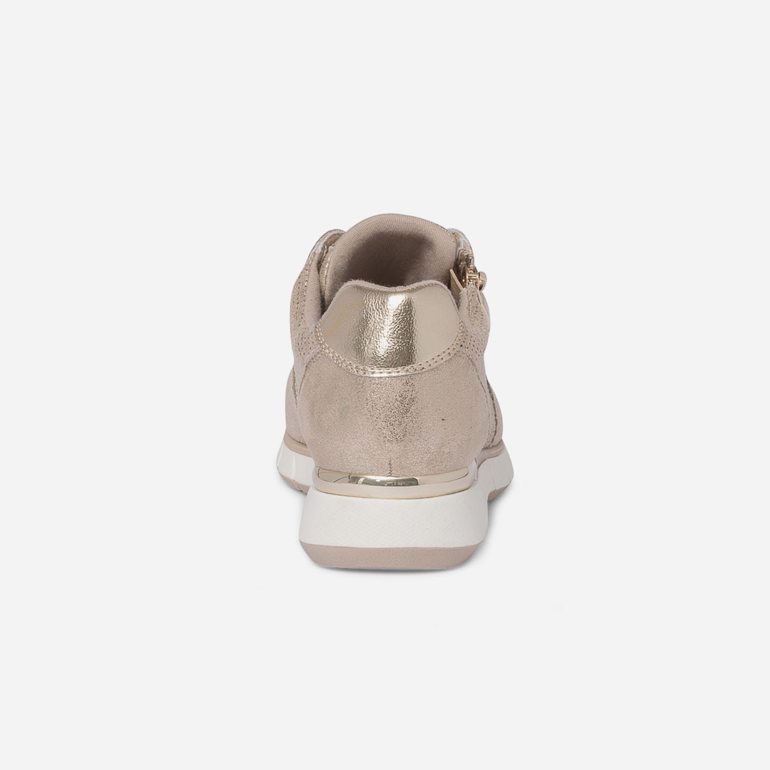 Tennis beige doré perforée