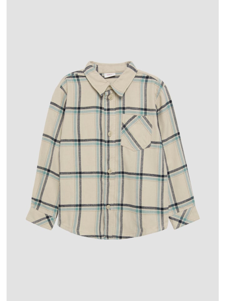 s.Oliver Hemd langarm in Beige günstig kaufen