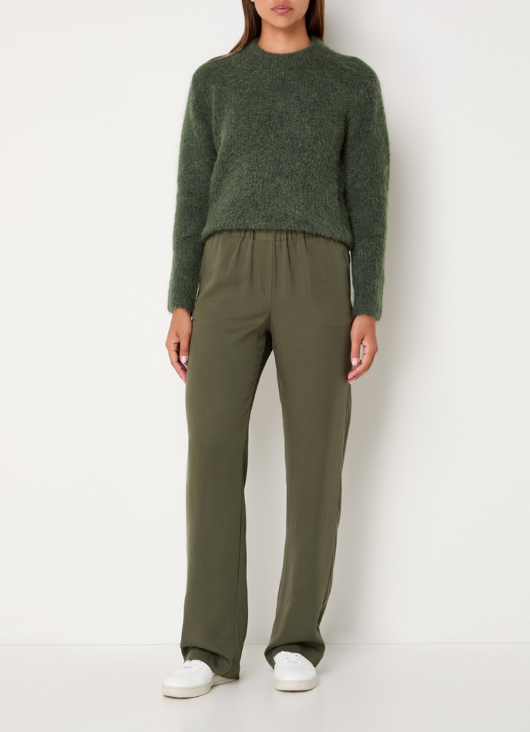 Josephine & Co Angela high waist straight fit trousers with side pockets