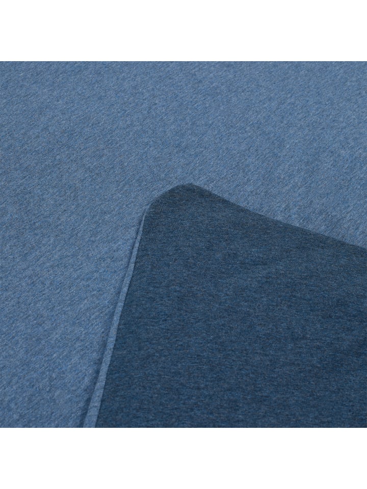 Sansibar Bettwäsche Jersey Melange in Blau günstig kaufen