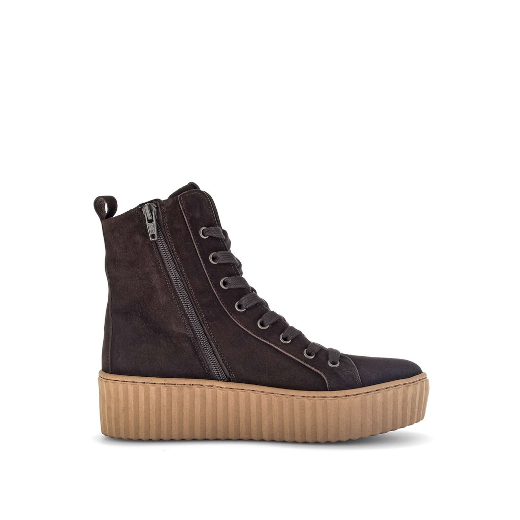 Gabor fashion Schnürstiefelette braun