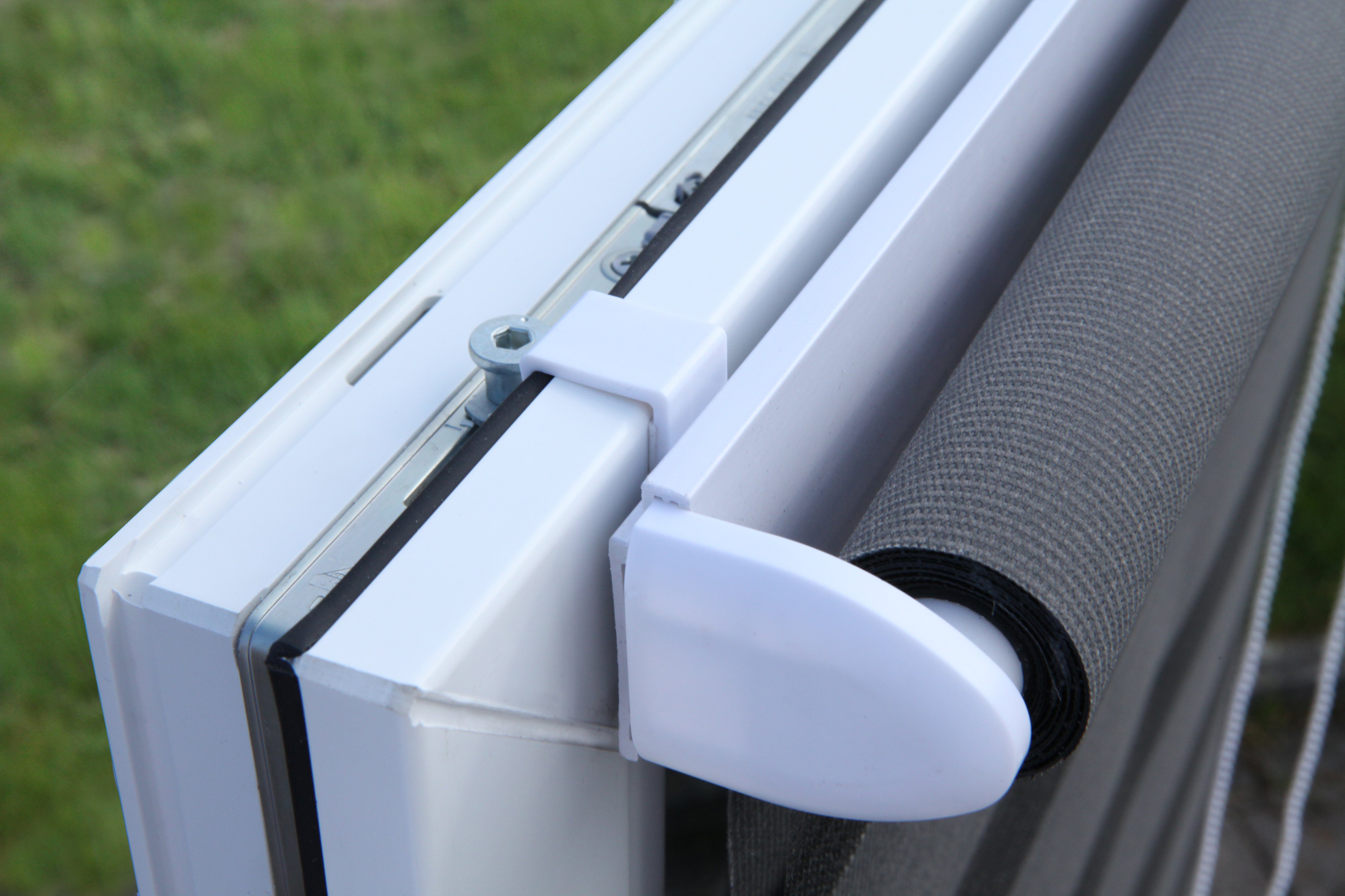 Doppelrollo Duo-Doppelrollo KLEMMFIX, DécoProfi, Lichtschutz, mit Bohren/ohne Bohren, Fenster- oder Wandmontage, abwechselnd transparent und blickdicht gewebtes Textil
