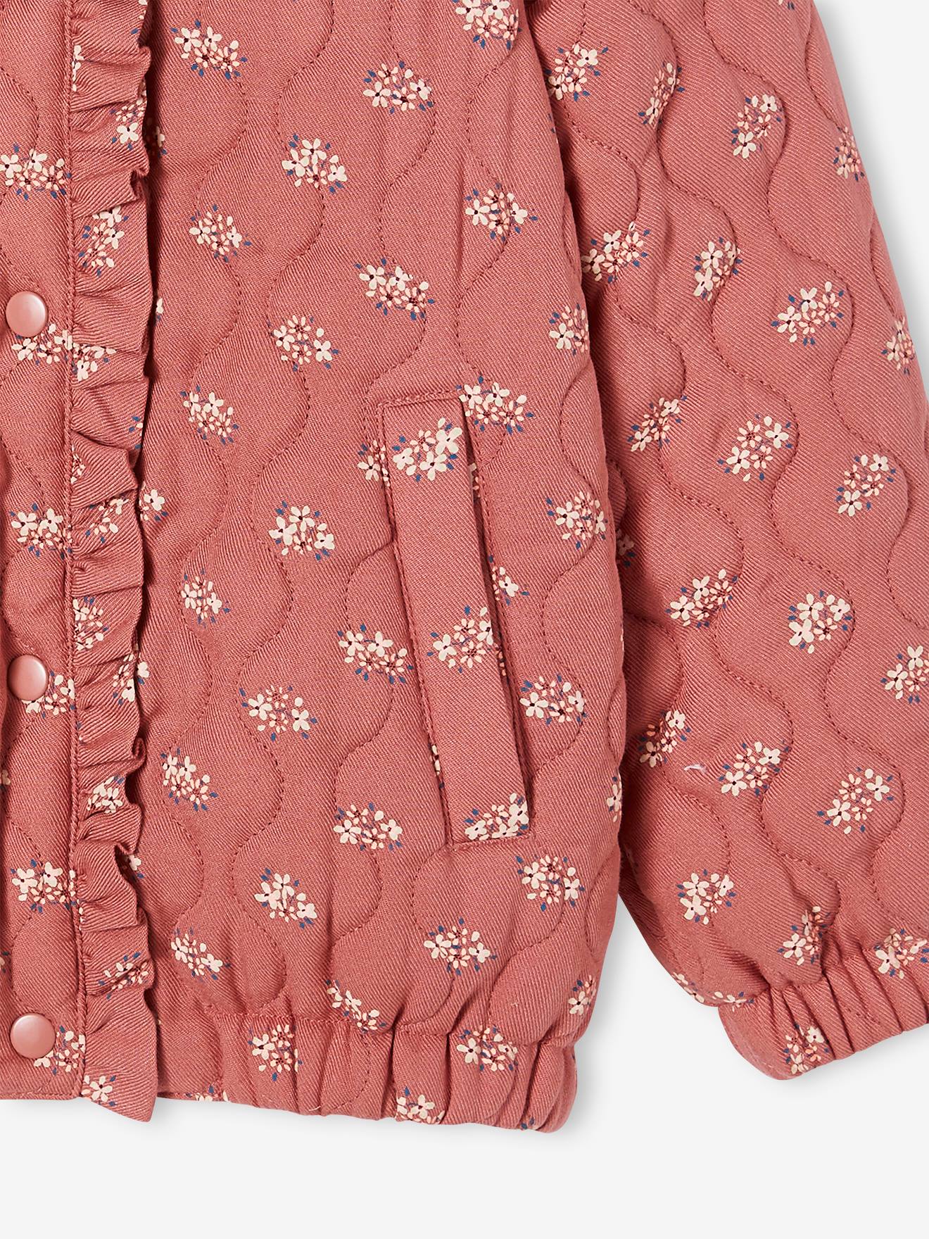 Vertbaudet Mädchen Steppjacke mit Recyclingmaterial - ziegel