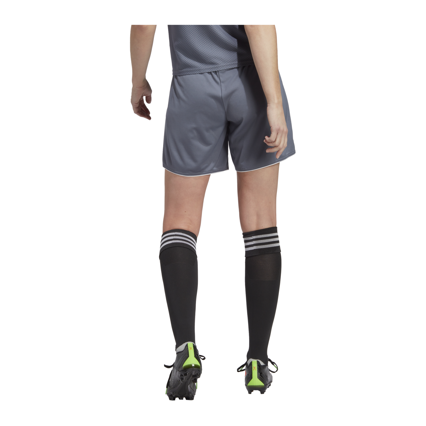 adidas Tiro 23 League Trainingsshort Low Damen Grau Weiss