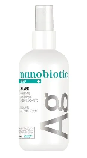 Spray para tratamento da pele e mucosas com prata Nanobiotic Med 150 ml