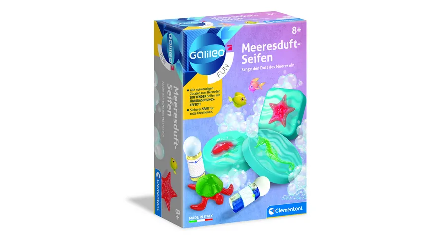 Clementoni - Galileo - Meeresduft-Seifen