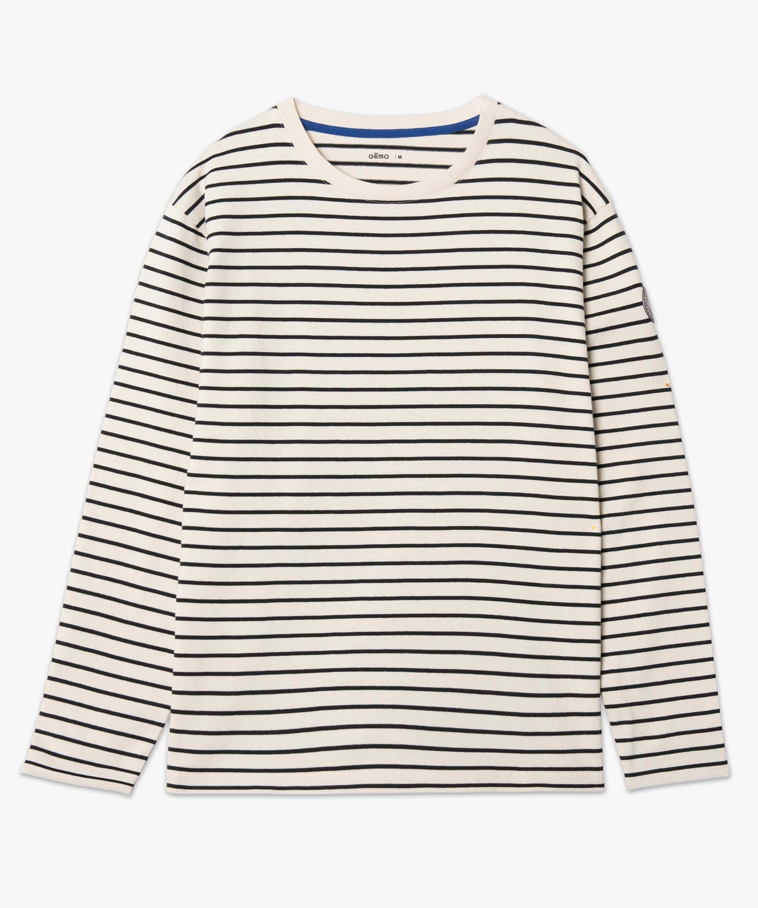 Tee-shirt homme rayé à manches longues raye | GEMO
