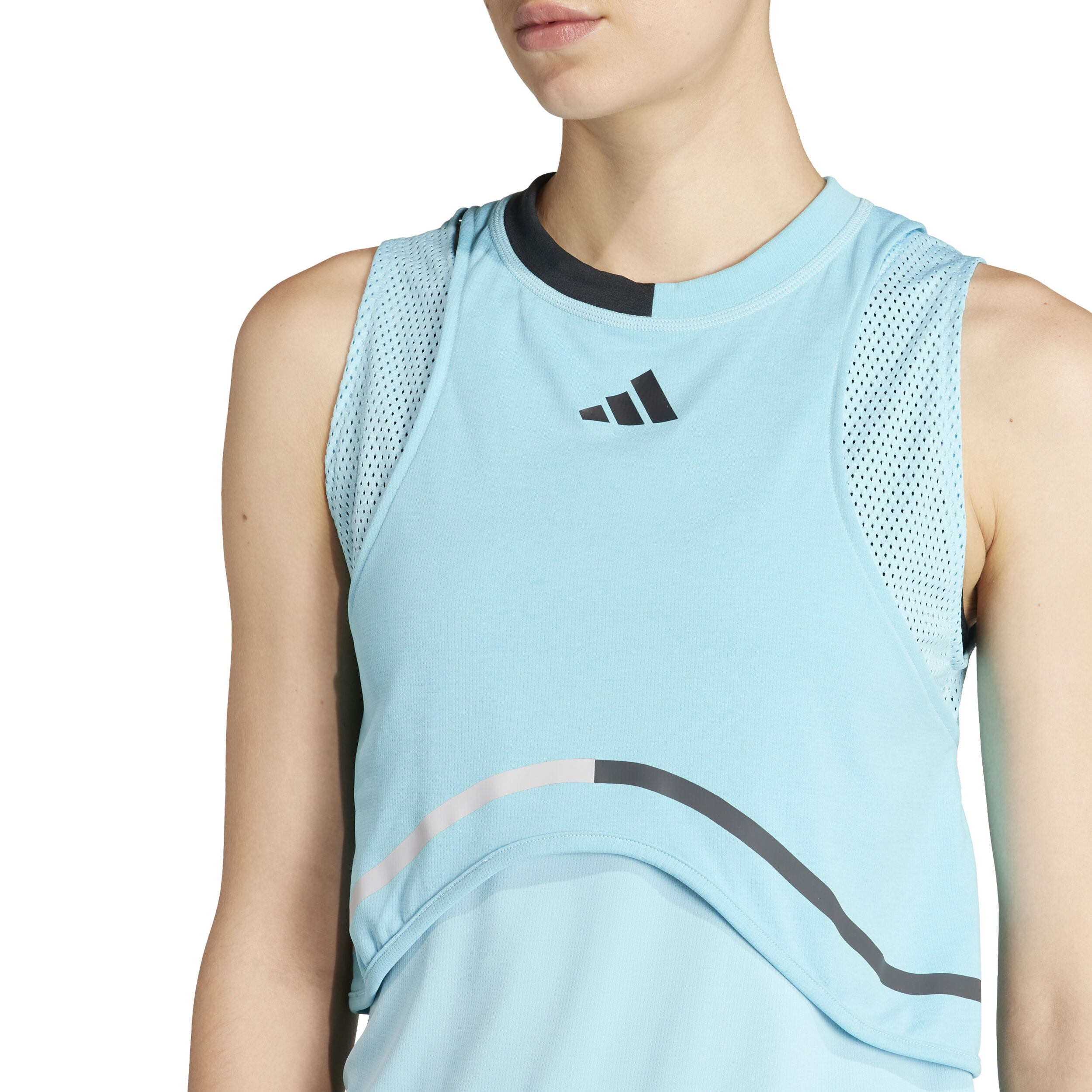 Match Pro Tank-Top Damen - Hellblau, Mehrfarbig