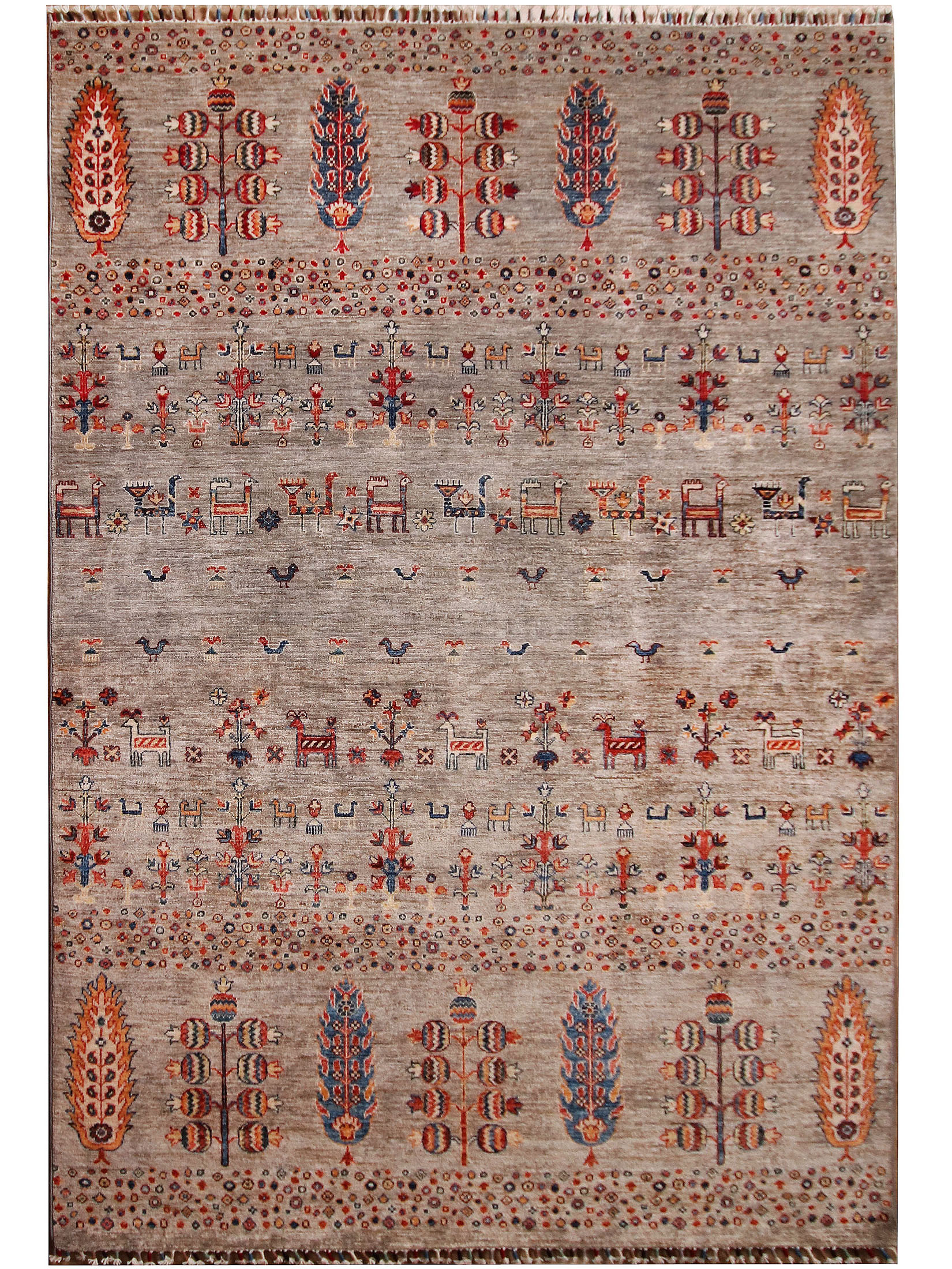 Chobi Schal ca. 170 x 251 cm, Unikat / Einzelstück