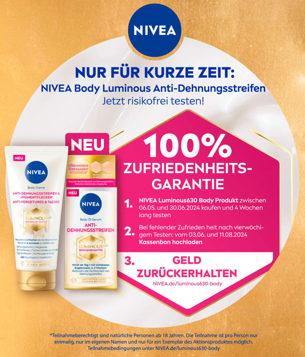 Bodycreme Luminous Anti-Dehnungsstreifen, 200 ml