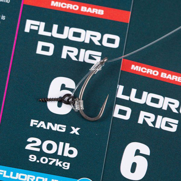 „Nash Fluoro D Rig“ mikro spygliuota pavadėlė