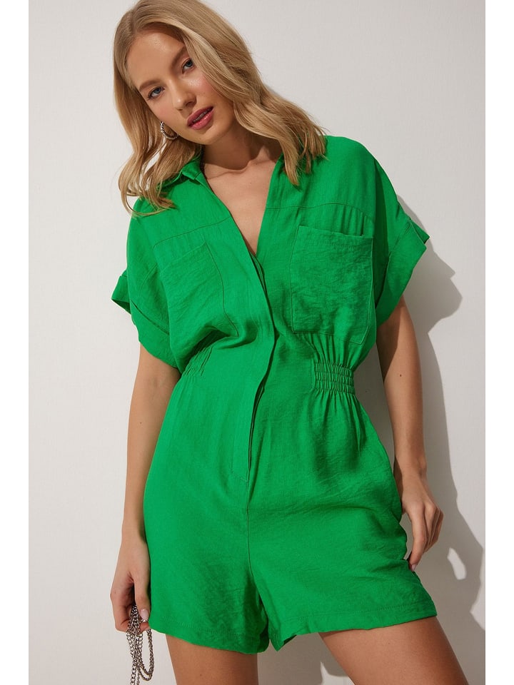 Happiness Istanbul Jumpsuit in Grün günstig kaufen