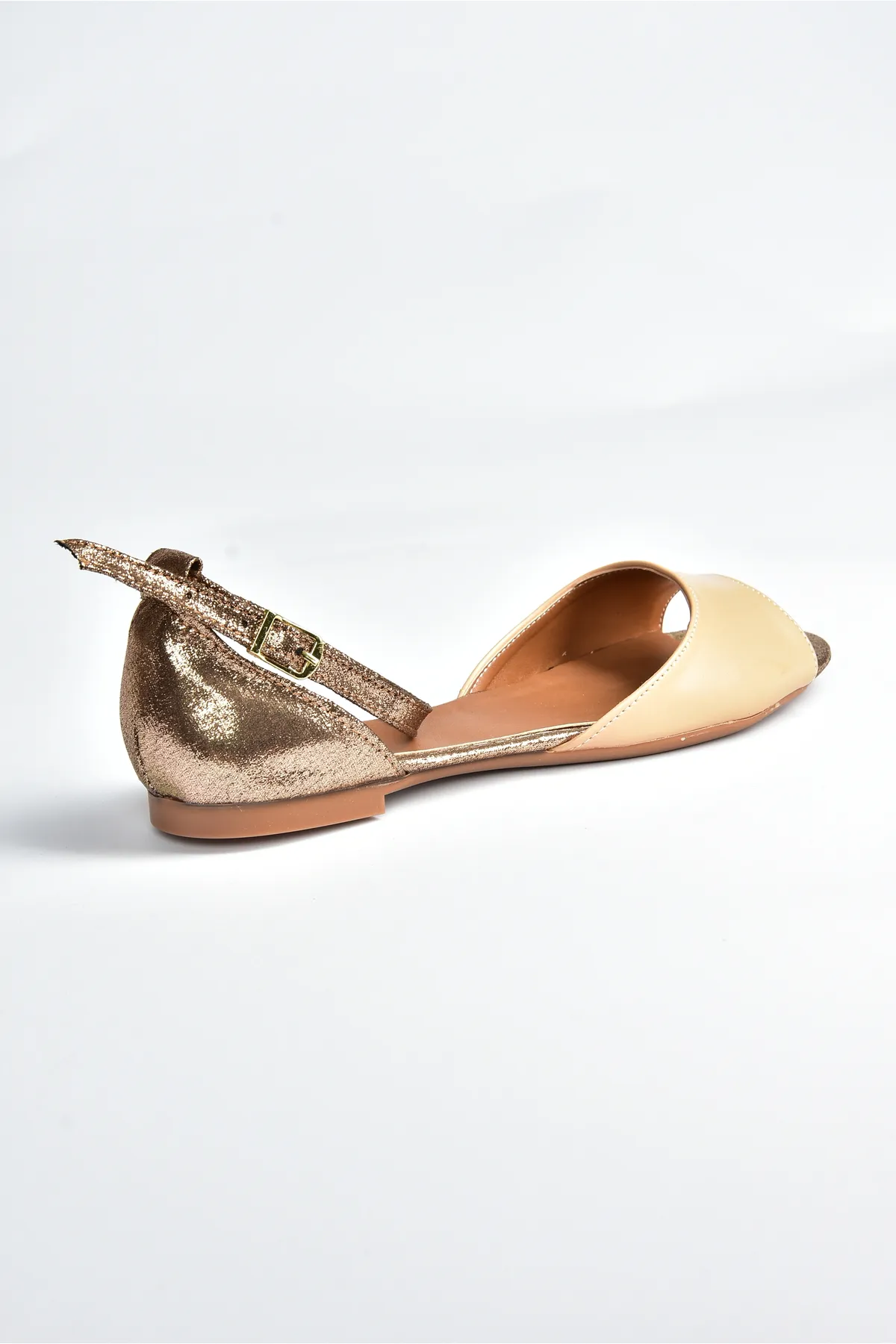 Fox Shoes  Damensandalen in Haut/Kupfer B726555009
