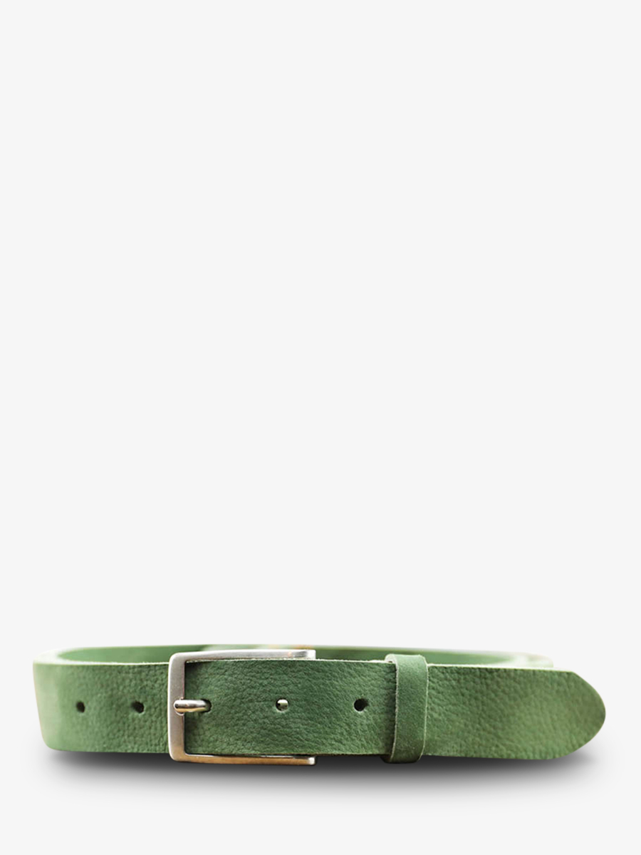 LaCeinture Magnifique Nubuck - 30mm - Vert Amande