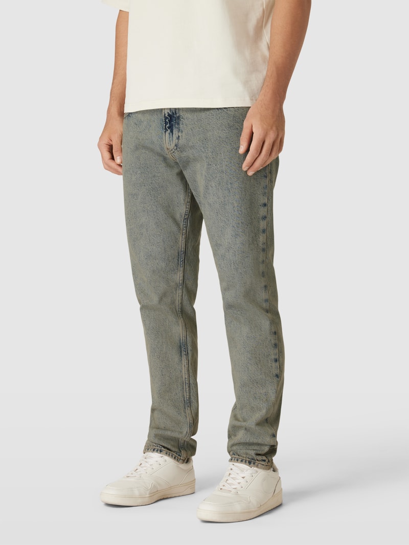 Authentic Straight Fit Jeans im Used-Look in jeans