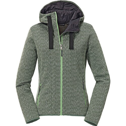 DAMEN UNTERJACKE FLEECE HOODY AURORA L