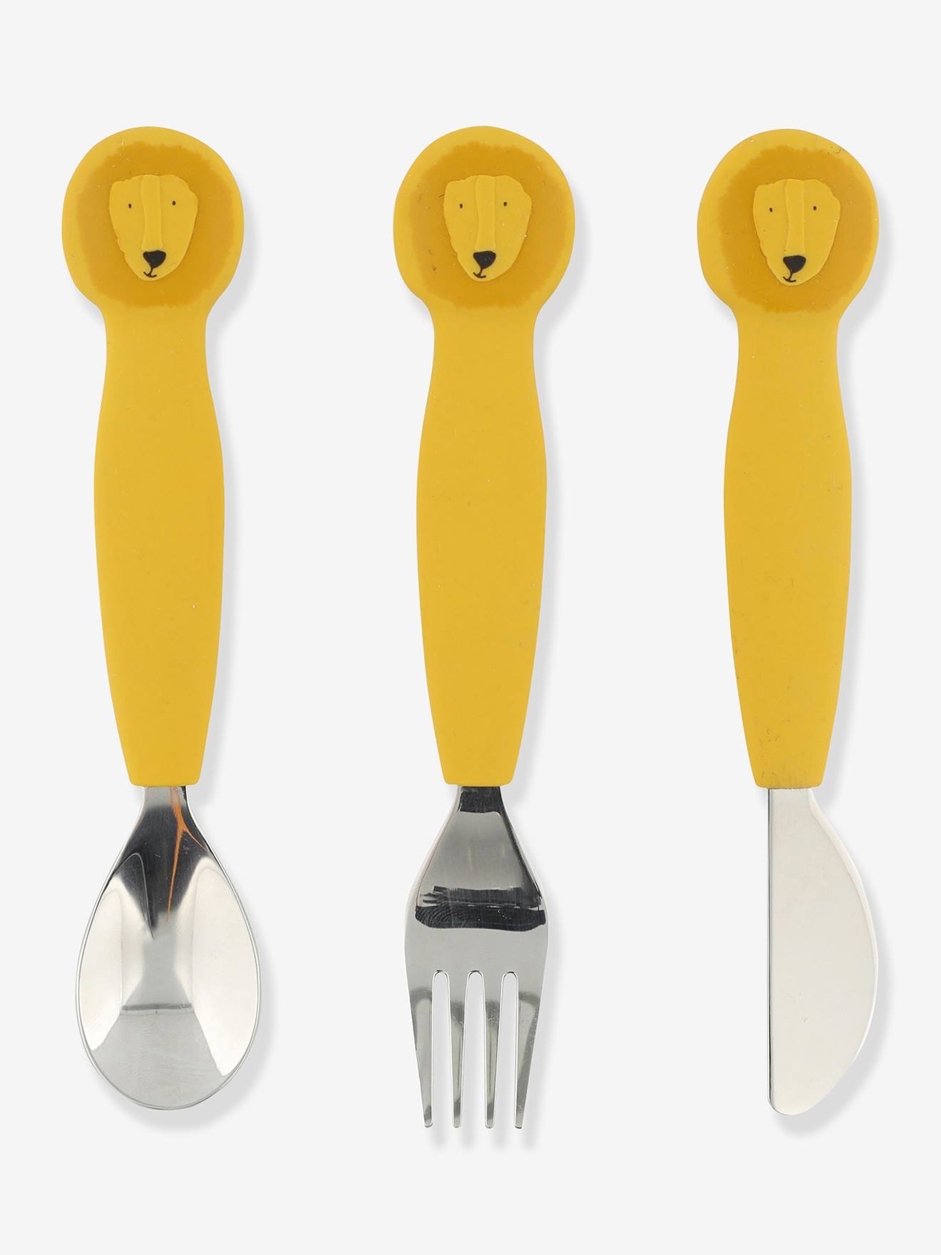 Trixie 3er-Set Baby Esslernbesteck TRIXIE - gelb