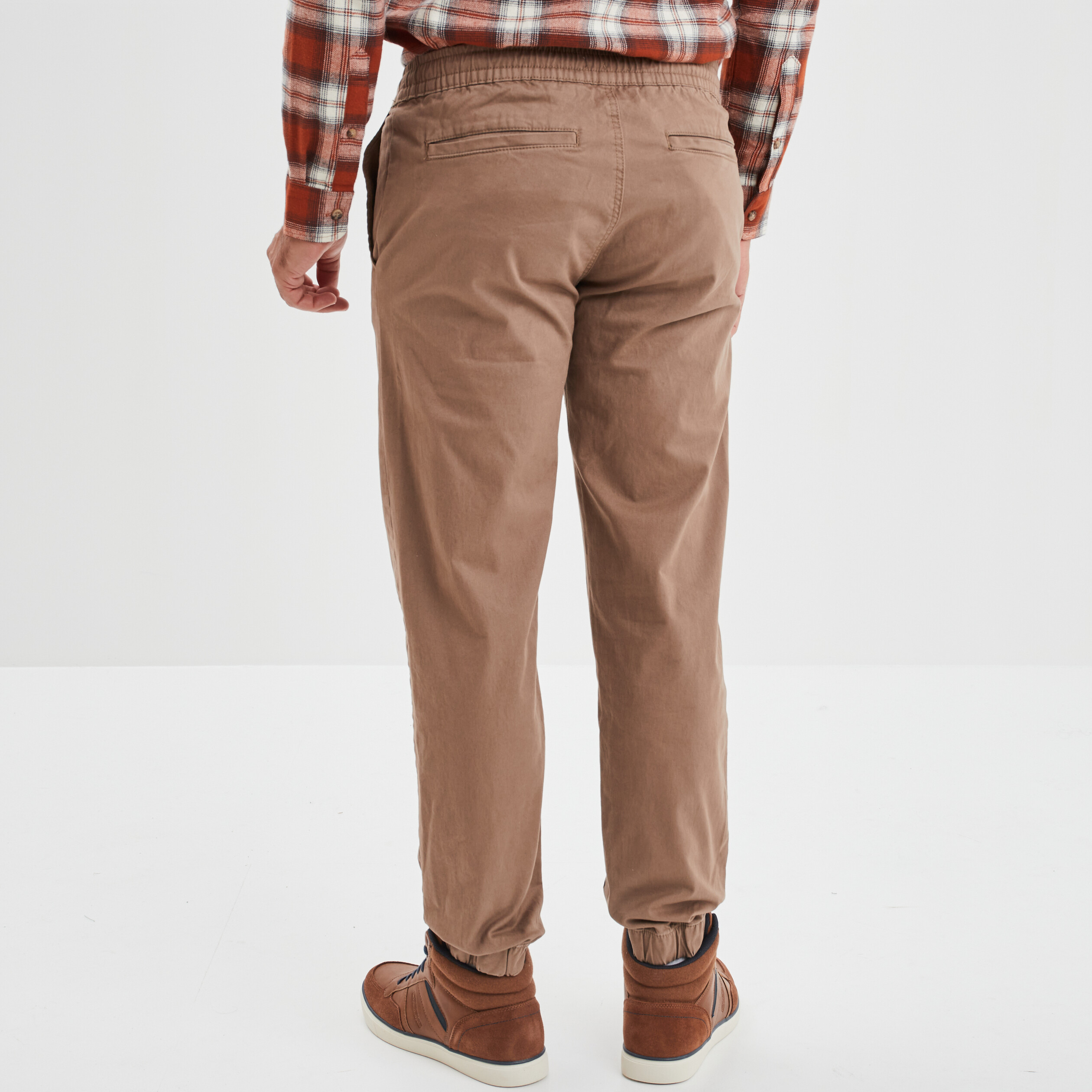 Pantalon jogpant marron homme | La Halle