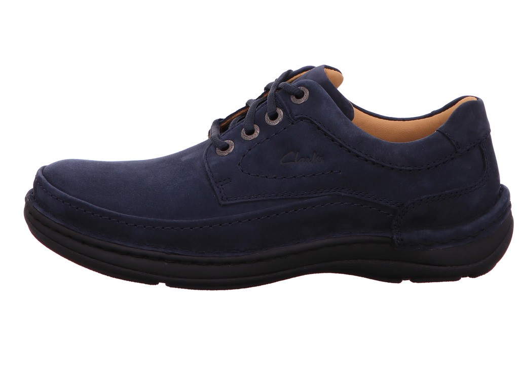 CLARKS Freizeit Schnürer blau
