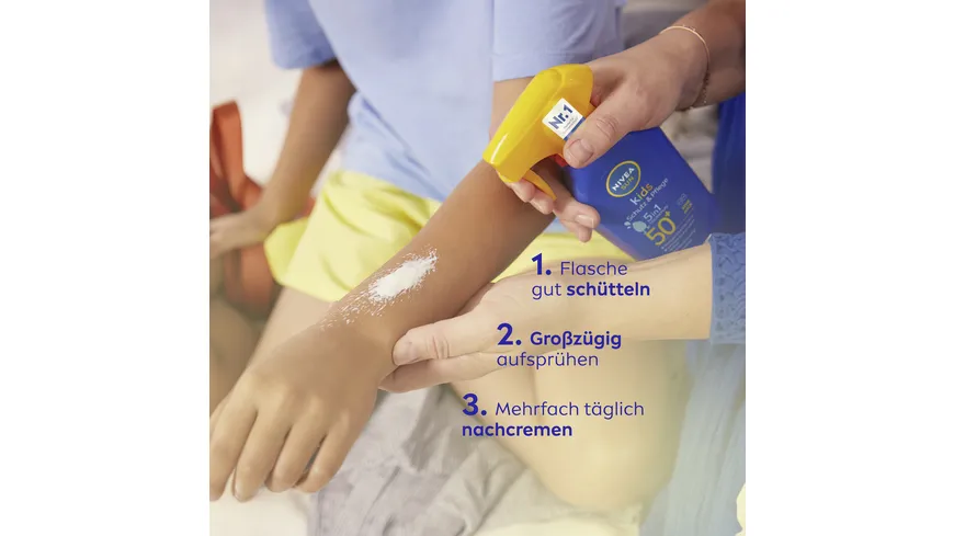 NIVEA SUN Kids Schutz & Pflege 5in1 Hautschutz LF50+ 250 ml
