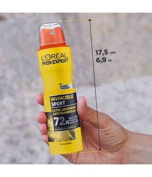 L'Oréal Men Expert Invincible Sport Anti-Transpirant 72H Trockenschutz Deodorant Spray-150 ml